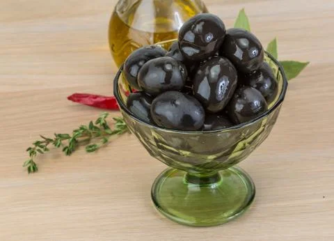 Black olives Stock Photos