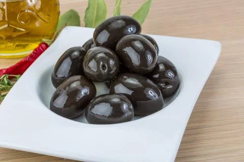 Black olives Stock Photos