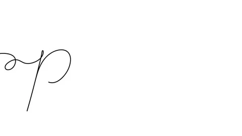 Black one line on white background. word peace. No war concept Stock Footage 171292416