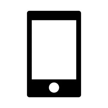 Black optimization and tuning smartphone database icon Illustrazione stock