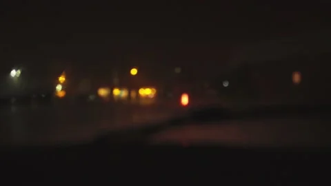 Black out after lightning in a parking lot Stock Footage 130880941