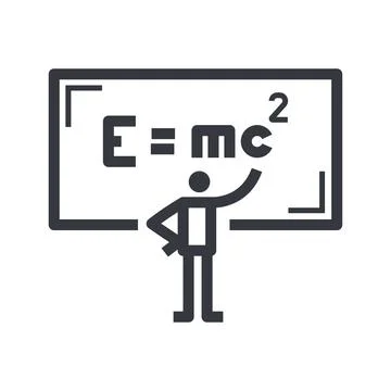 Black outline education and knowledge vector icon. Fully editable stroke Stock Illustration