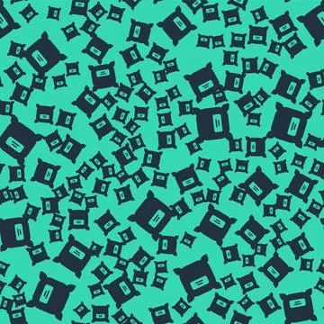 Black Pack full of seeds of a specific plant icon isolated seamless pattern on Stock Illustration