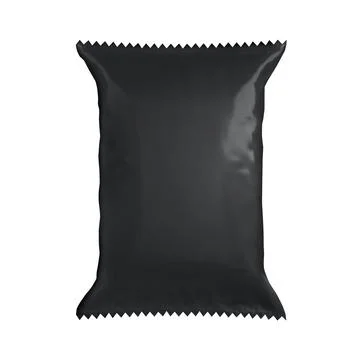 Black packing isolated on white background 스톡 일러스트