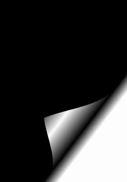 Black page curl blank design template background	 Stock Illustration