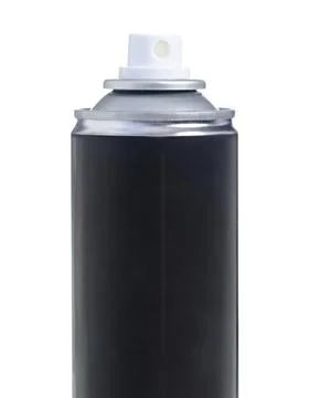 Black paint bottle Stock Photos