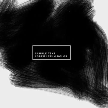 Black paint grunge texture Stock Illustration