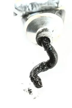 Black paint Stock Photos