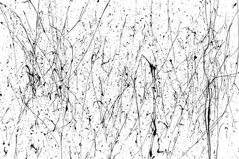 Black paint splatter Stock Illustration