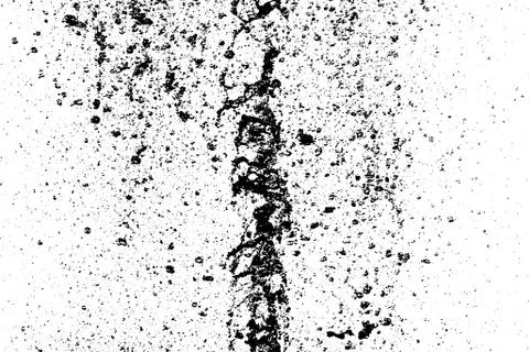 Black paint stains overlay vector texture Stock Illustration