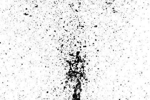 Black paint stains overlay vector texture Stock Illustration