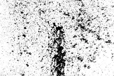 Black paint stains overlay vector texture Stock Illustration