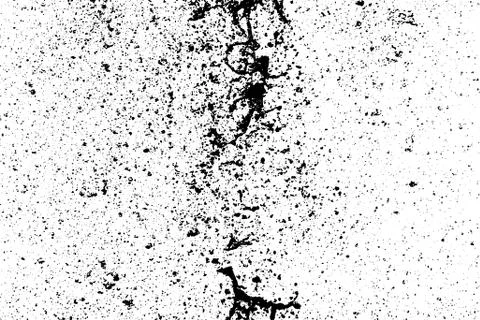 Black paint stains overlay vector texture Stock Illustration