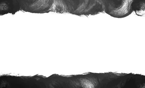 Black painted frame vector background Stock Illustration