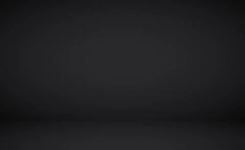 Black panoramic studio background with white glow Stock Illustration