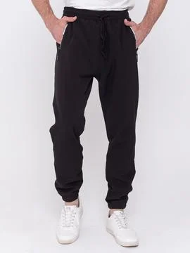 Black pants front crop angle Stock Photos