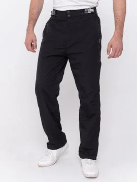 Black pants front crop view close up Stock Photos