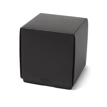 Black Paper Box Foto stock