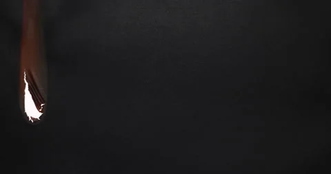 Black Paper On Fire Stock Footage 170587968