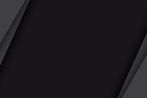 Black paper layer background. Abstract halloween with black paper cut layers. Stock Illustration