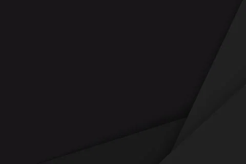 Black paper layer background. Abstract with solid black paper cut layers. イラスト素材