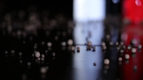 Black papper Video stock 87589435