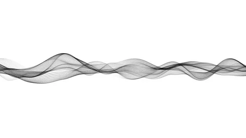 Black particle wave animation loop background. a 174 Stock Footage 251950271