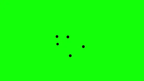 Black particles fill the green screen Stock Footage 90453524