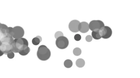 Black Particles on a white background Stock-Footage 61469853