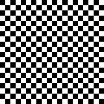 Black pattern chessboard - vector illustration. Stock Illustration