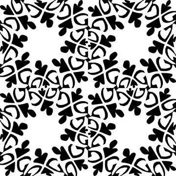 Black pattern. Stock Illustration