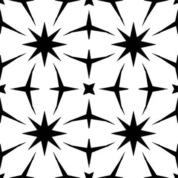 Black pattern. Illustrazione stock