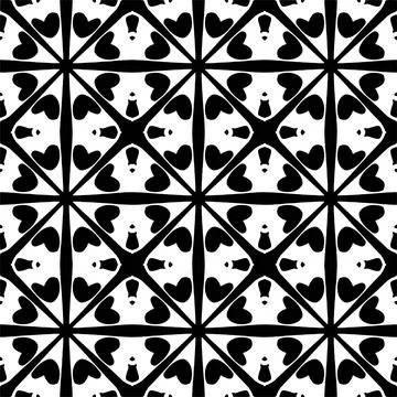 Black pattern. イラスト素材