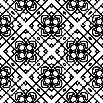 Black pattern. Illustrazione stock