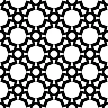 Black pattern. Illustrazione stock