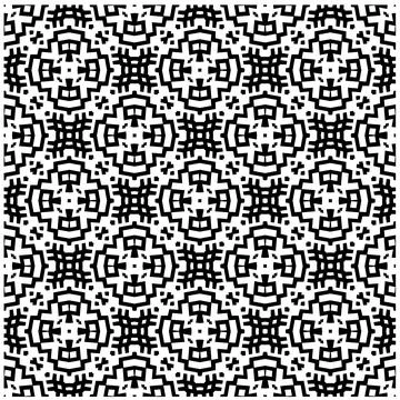 Black pattern. Stock Illustration