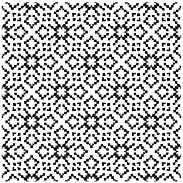 Black pattern. Stockillustratie