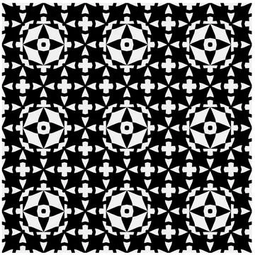 Black pattern. Illustrazione stock