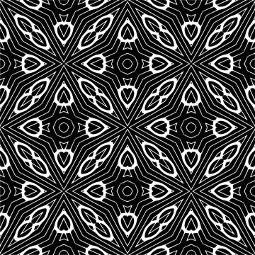 Black pattern. Stockillustratie