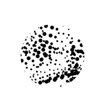 Black pattern on white Stock Illustration