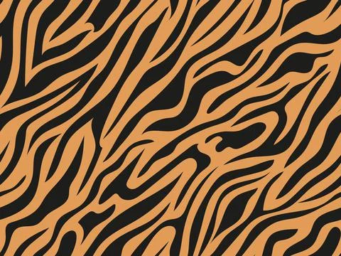 Black pattern of zebra and leopard Illustrazione stock