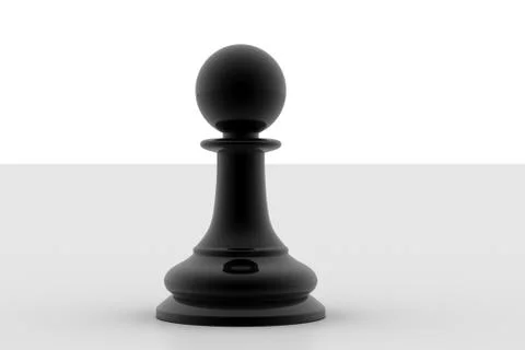 Black pawn Free Stock Illustration