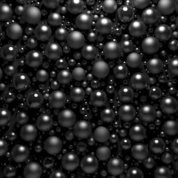 Black pearls Stock-Illustration