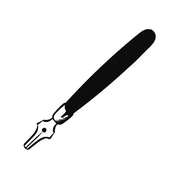 Black pen design Illustration