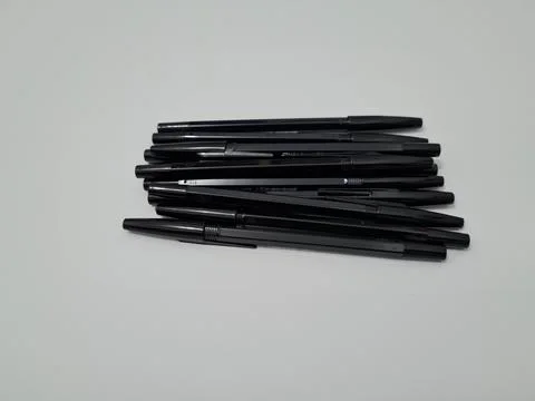 Black pen Stock Photos