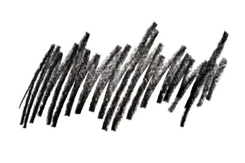Black pencil hatching on a white background. Stock Illustration