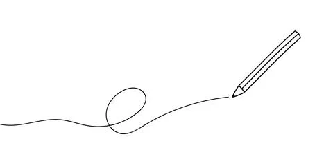 Black pencil line pattern Happy words pencil day Teacher s day fun funny writ Stock Illustration