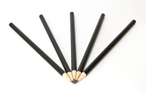 Black pencil. Stock Photos