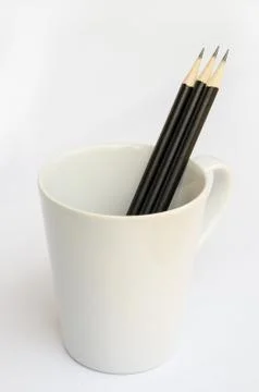 Black pencil. Stock Photos