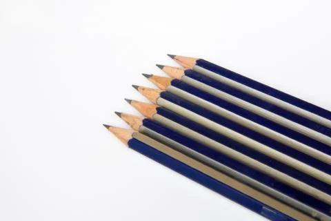 Black pencils Stock Photos